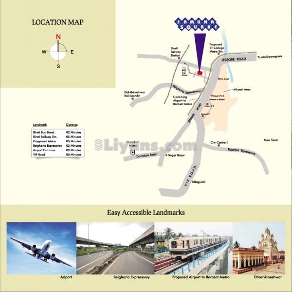 Location Map of Jamuna Square